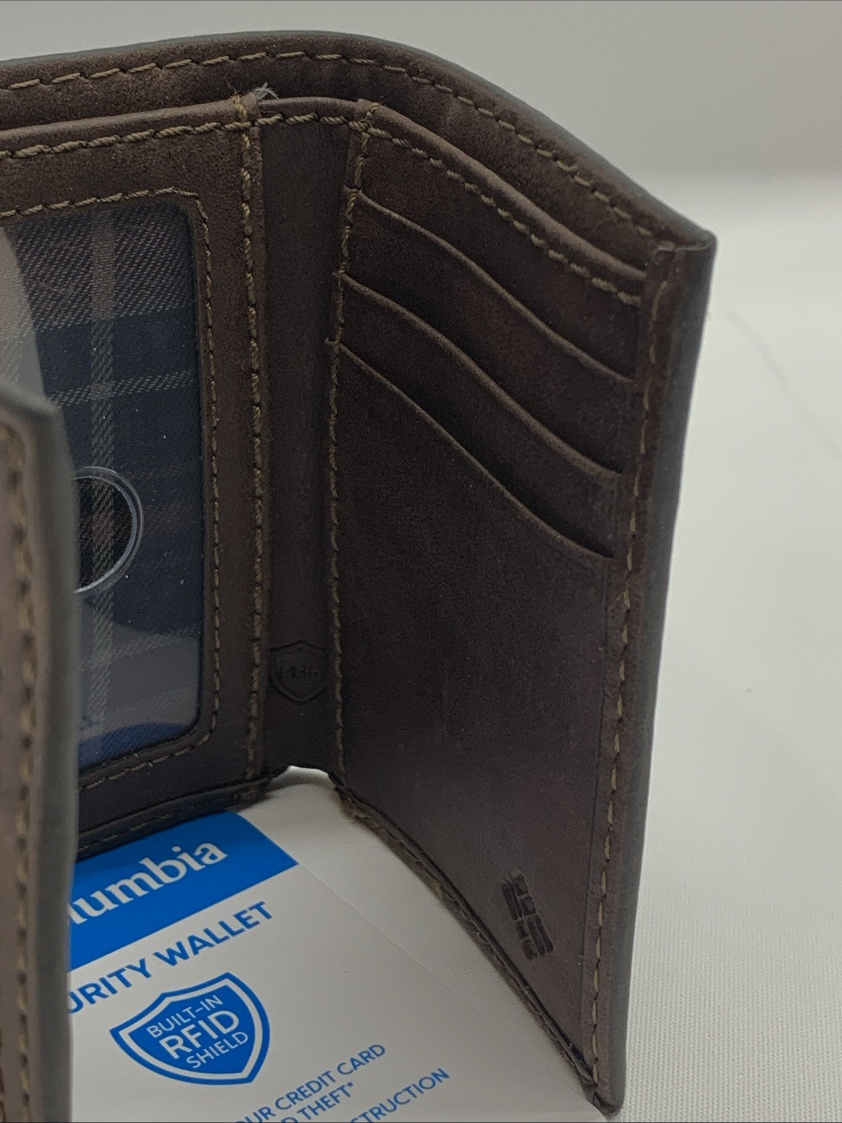 Columbia Men's RFID Slim Trifold Security Wallet RFID Blocking Shield Compact