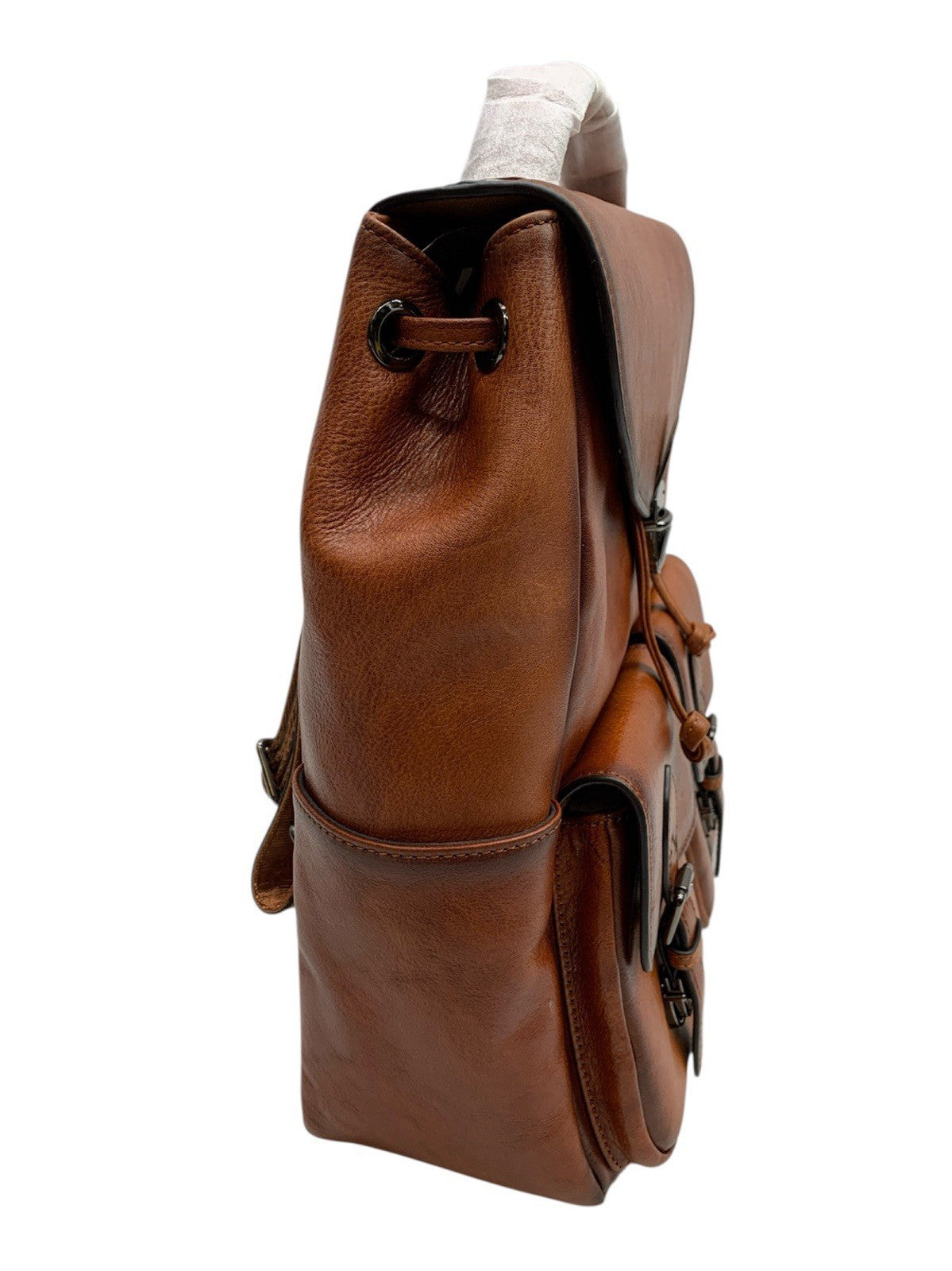 COOLCY Genuine Leather Backpack Purse Bag Brown for Women Vintage Rucksack Retro