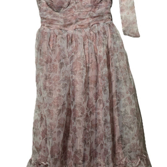 Petal & Pup Women's Floret Midi Dress Floral Flowy Elegant Sleeveless Size Large