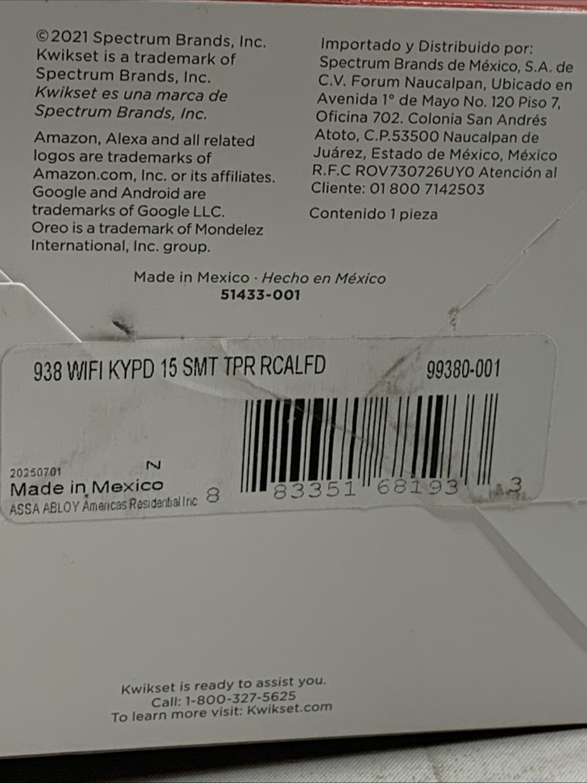 Kwikset 99380-001 Halo Wi-Fi Enabled Smart Home Lock Keyless Entry Door Deadbolt