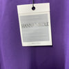 Hanna Nikole Women's Plus Size Wedding Guest  Dress with Cape Purple Size 18W