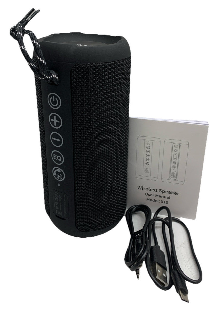 Ortizan X10 Portable Waterproof Wireless Bluetooth Speaker Type-C Port EQ Switch
