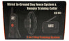 Remote Dog Training Collar & In-ground Electronic Containment Fence System Combo