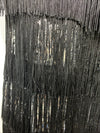Dress the Population Black/Sliver Sequin Fringe Party Flapper 20s Dress Size XXL