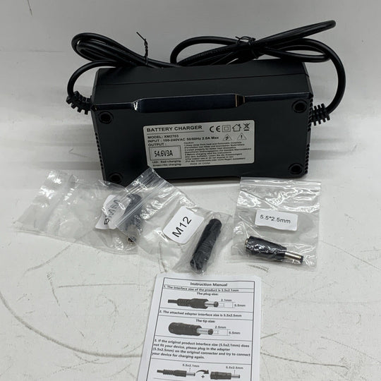 Battery 54.6v4a Power Supply Adapter Charger Model XM2703 100-240VAC 50/60Hz