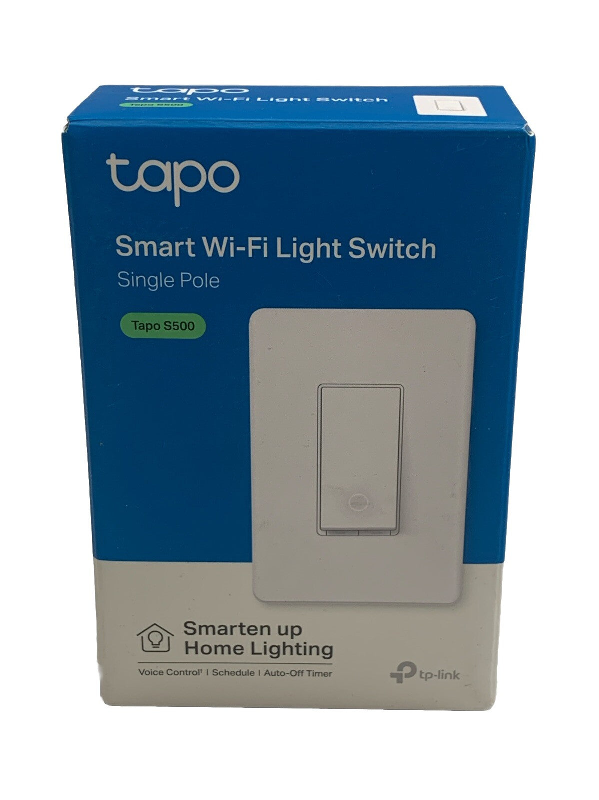 TP-Link Smart Light Switch, Single Pole Neutral Wire Required 2.4GHz Wi-Fi White