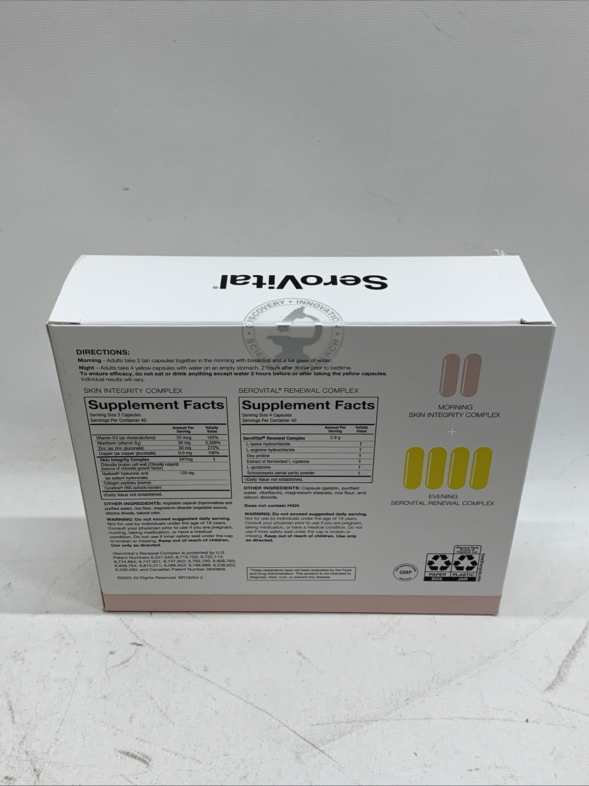 SeroVital Skin Revive 240-count 40 Days Supports Skin Hydration, Energy, Immune