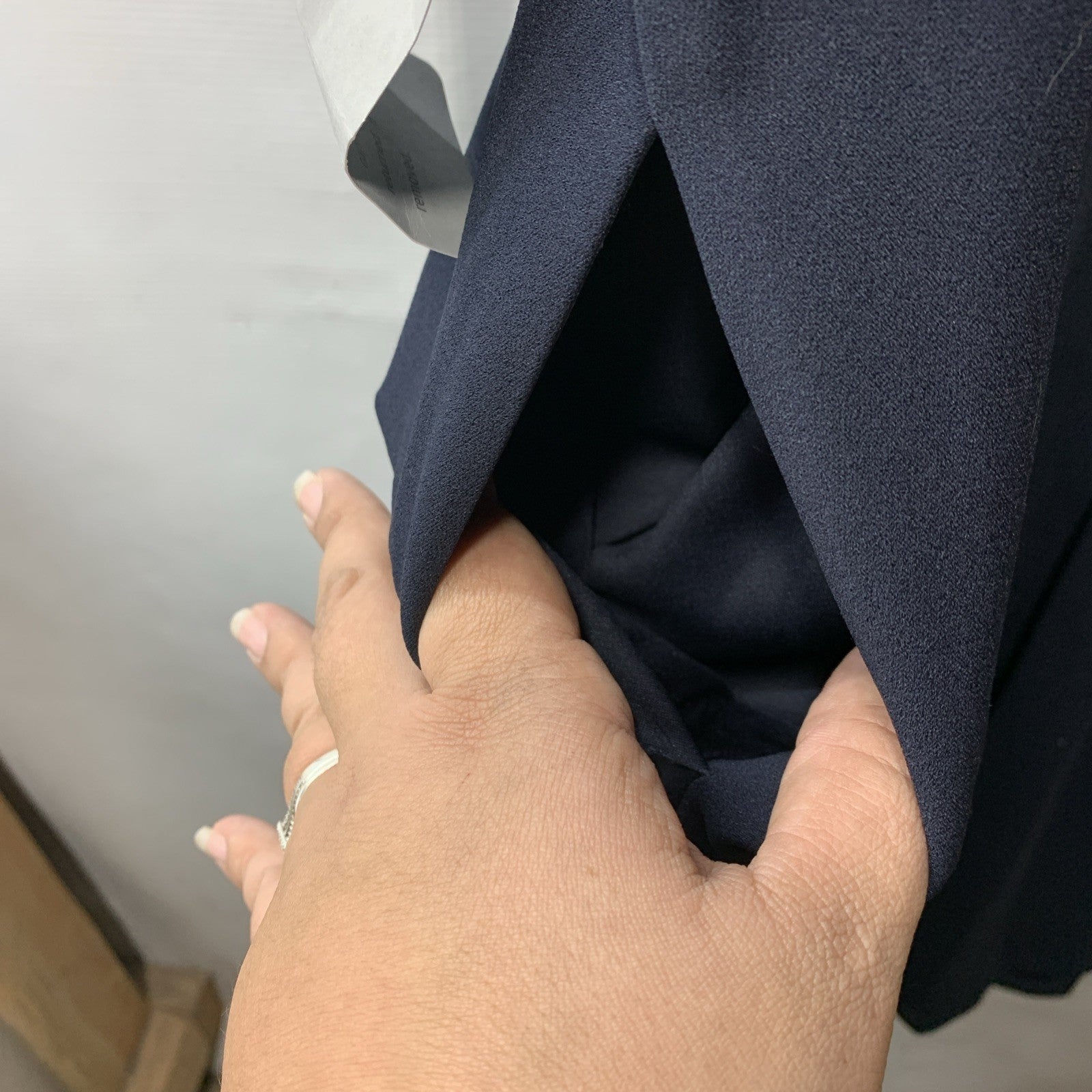 Maggy London Pleated Short Sleeve G5382M Midi 16 Dress Cocktail Party Formal