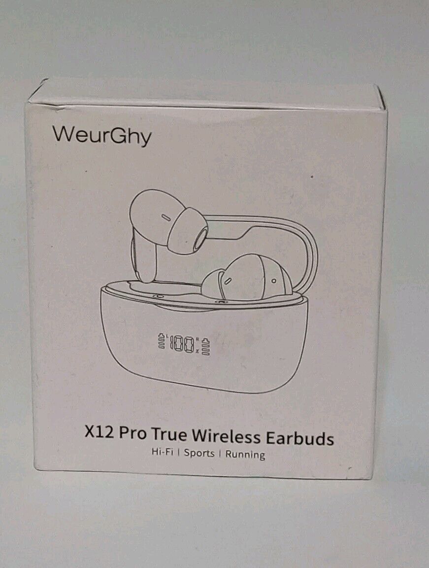 WeurGhy Audífonos Bluetooth X12 Pro True Wireless Earbuds Hi-Fi Sports Running