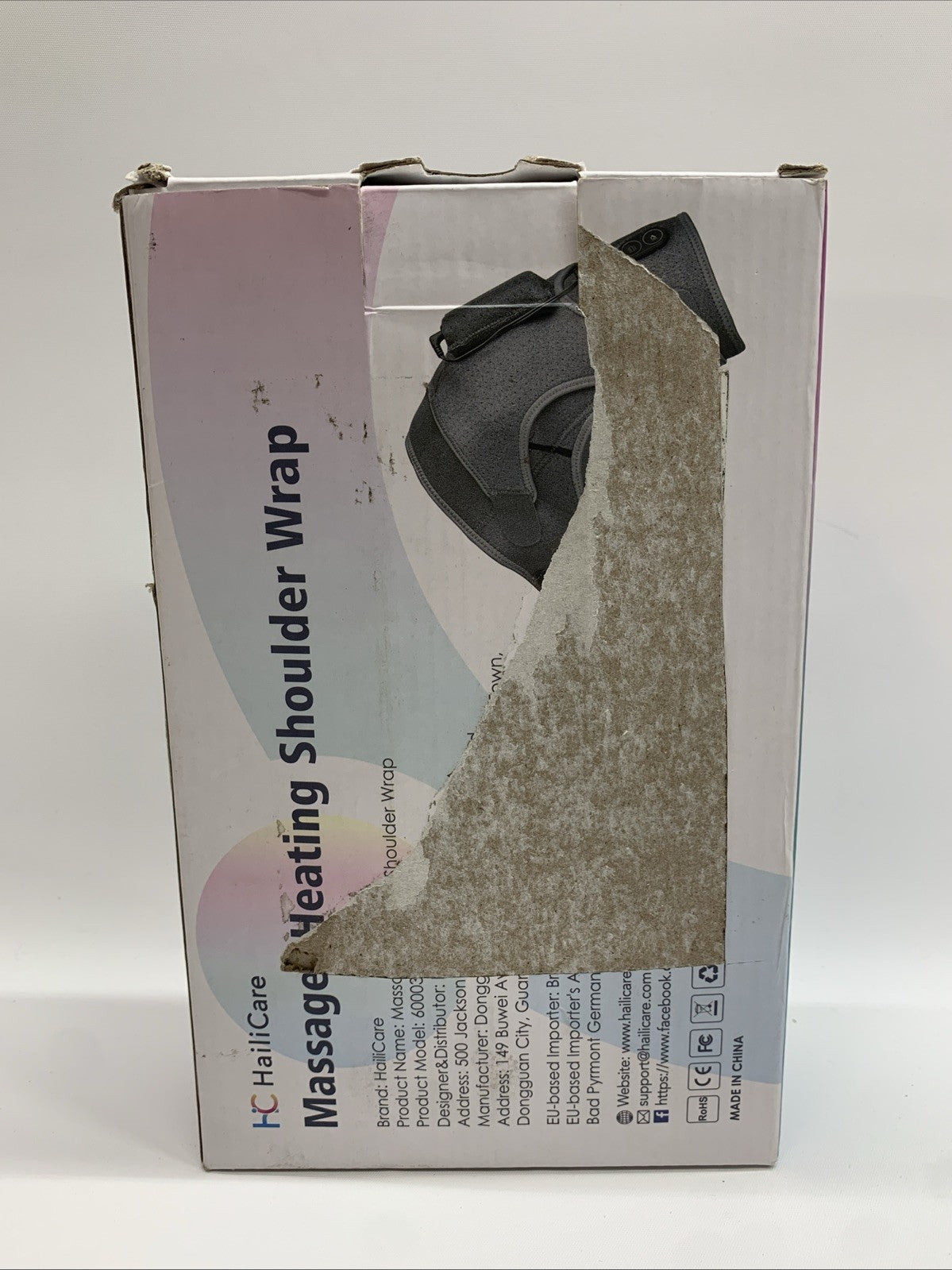 Electric Heating Shoulder Wrap Vibration Massager Heated Knee Support PainRelief