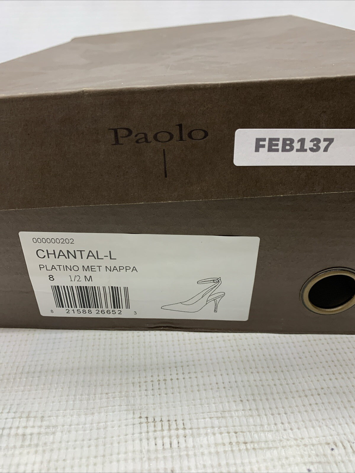 Linea Paolo Women's Chantal Slingback Heels Shoes Size 8.5M Gold Pointed Toe