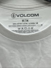 Volcom Men's Crisp Euro Short Sleeve Tee T-shirt White Medium Crew Neck A3502338