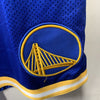 NBA Golden State Warriors Basketball Shorts Men's 3XL Mesh Shorts Blue Gold