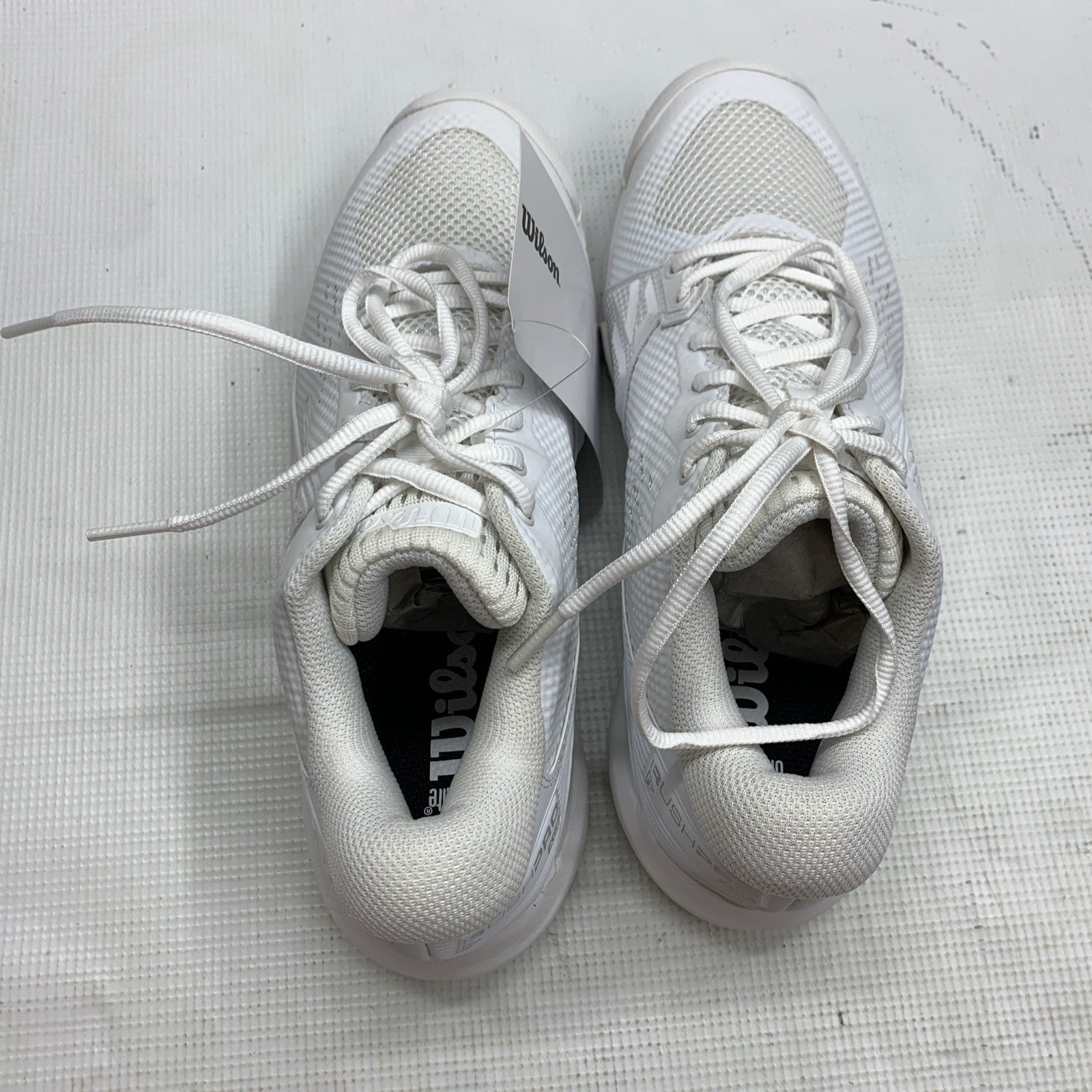 Wilson Rush Pro Ace W Tennis Shoes All White Women's Size 9.5 Lace-up Sneaker