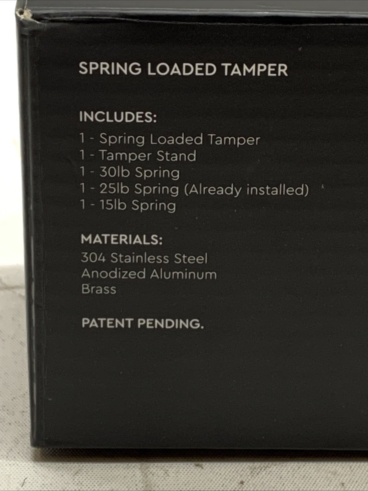 Normcore 58.5mm Spring-Loaded Coffee Tamper & Tamper Stand White Level Tamping