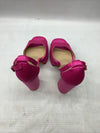 Vivianly Women Platform Ankle Strap Open Toe Chunky Block High Heels Rose Red 8