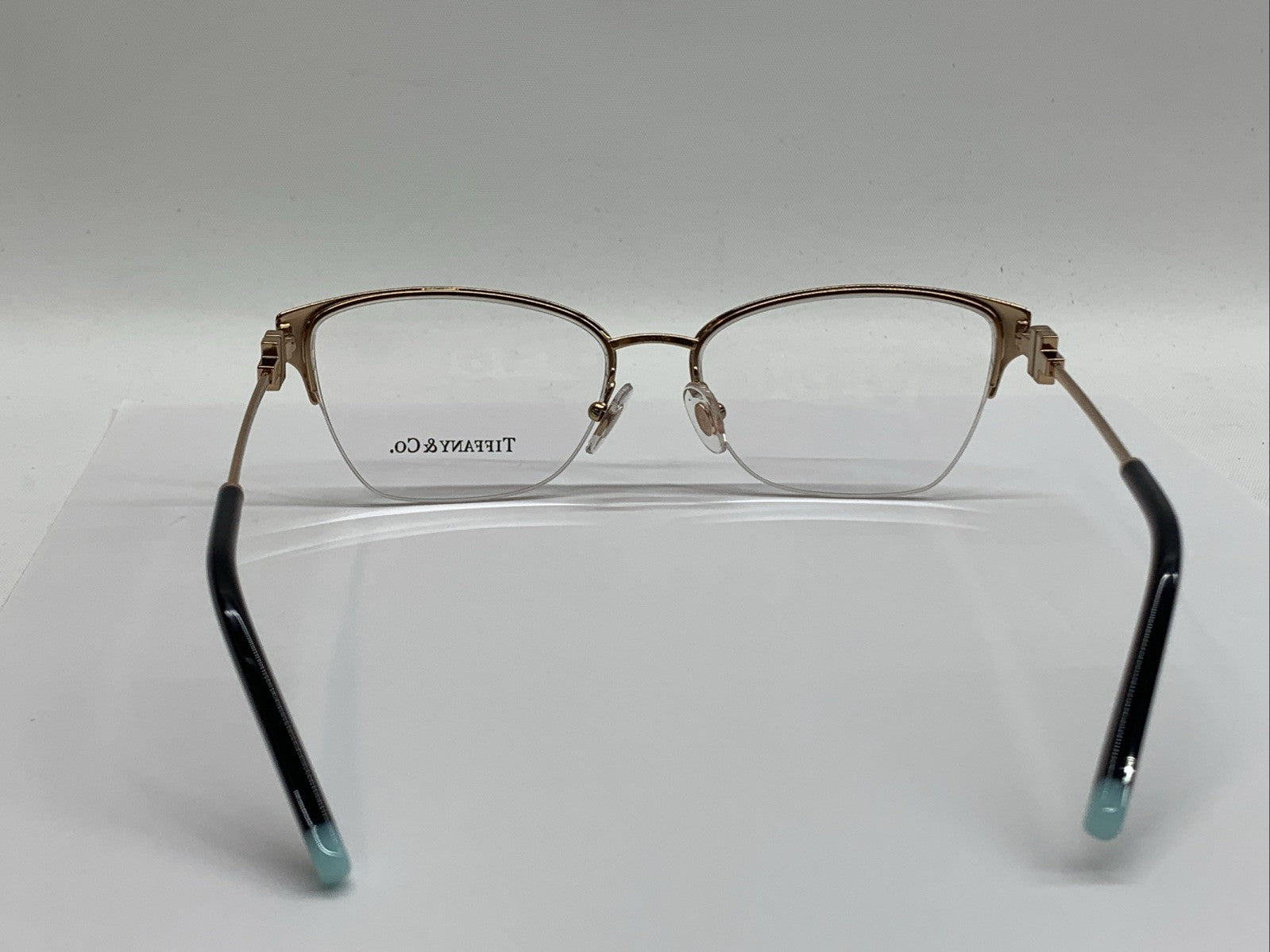 Tiffany & Co Eyeglasses Frames TF1141 6122 Black Rose Gold MOP 54-16-140 Stylish