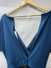 GRACE KARIN Women's Business Short Pencil Dress Size L Cocktail Party Blue/Black