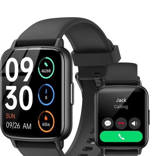 Smart Watch for Men Women (Answer/Make Calls) Fitness Trackers Smartwatch Black