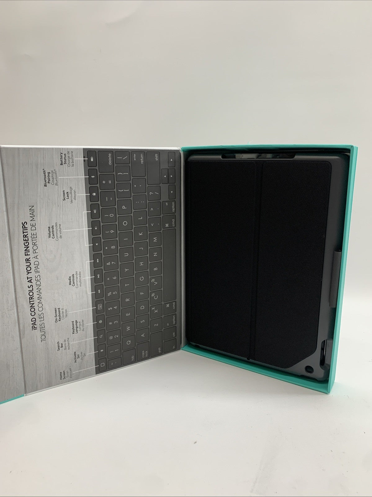 Logitech Slim Folio Keyboard/Cover Case Folio w/Bluetooth for iPad 5th/6th Gen