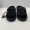 MUK LUKS Paul Printed Berber Suede Moccasin Men's Slipper Black Size 10 Casual