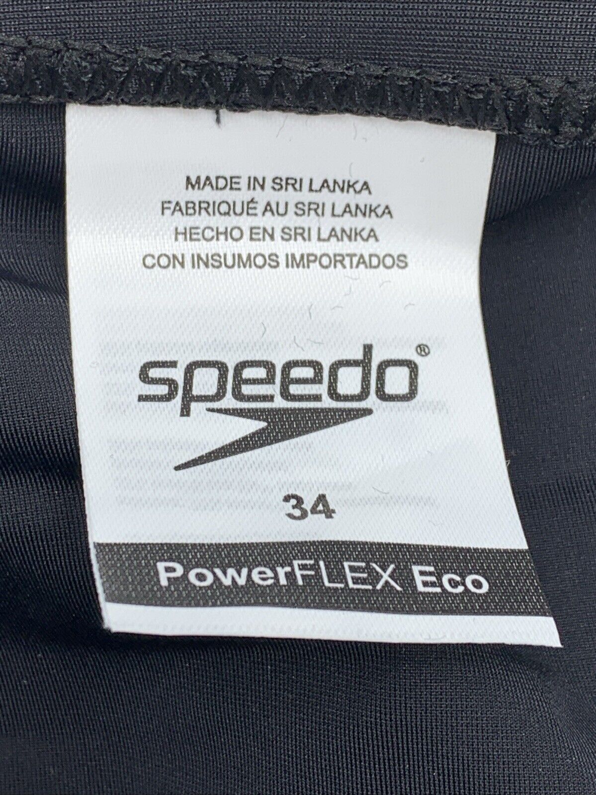 Speedo Men's Swimsuit PowerFlex Eco Solid Athletic Swim Briefs Underwear Size 34