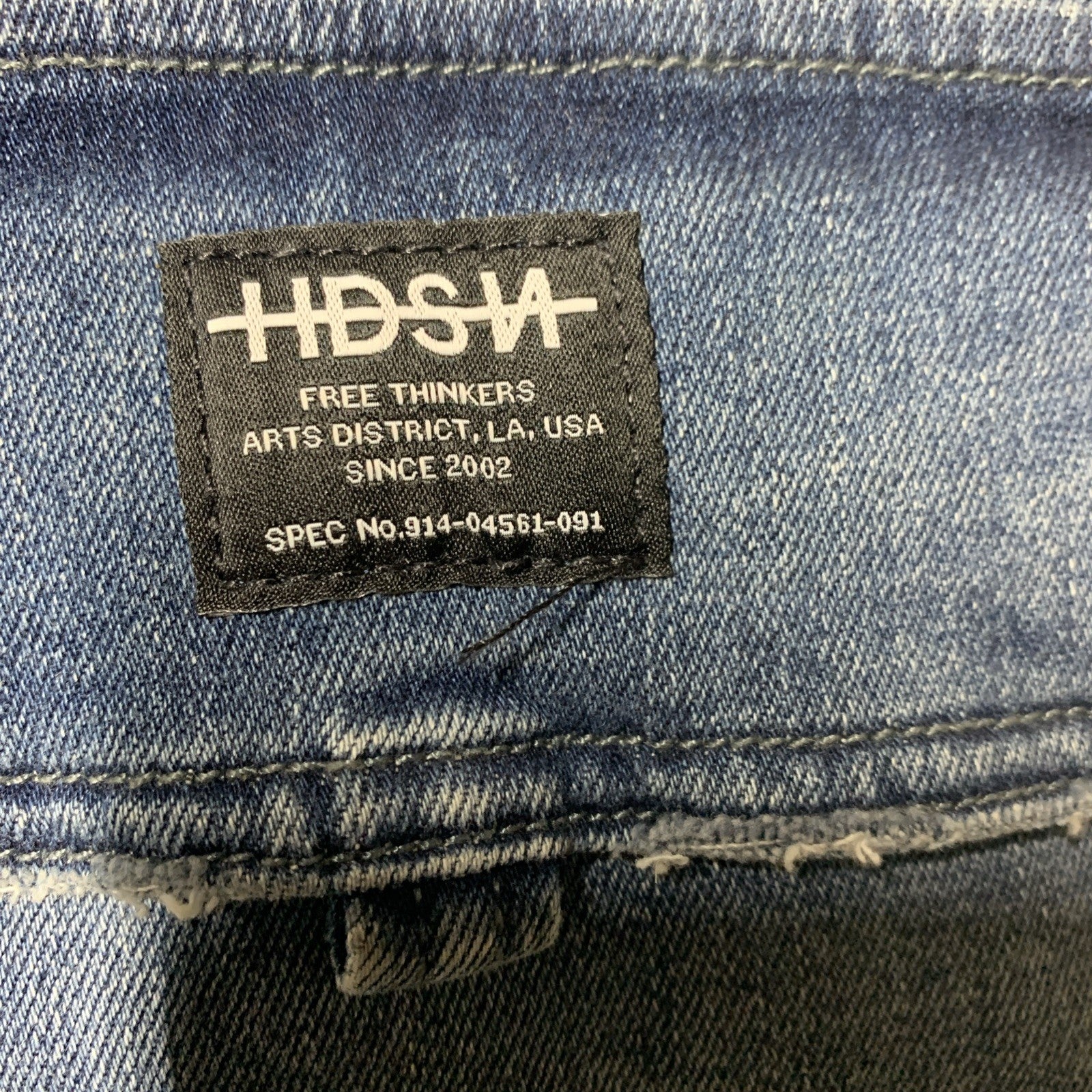 Hudson Men’s Skinny Summer Night Cargo Paint Splat Jeans 36 Long Pants w/Pockets