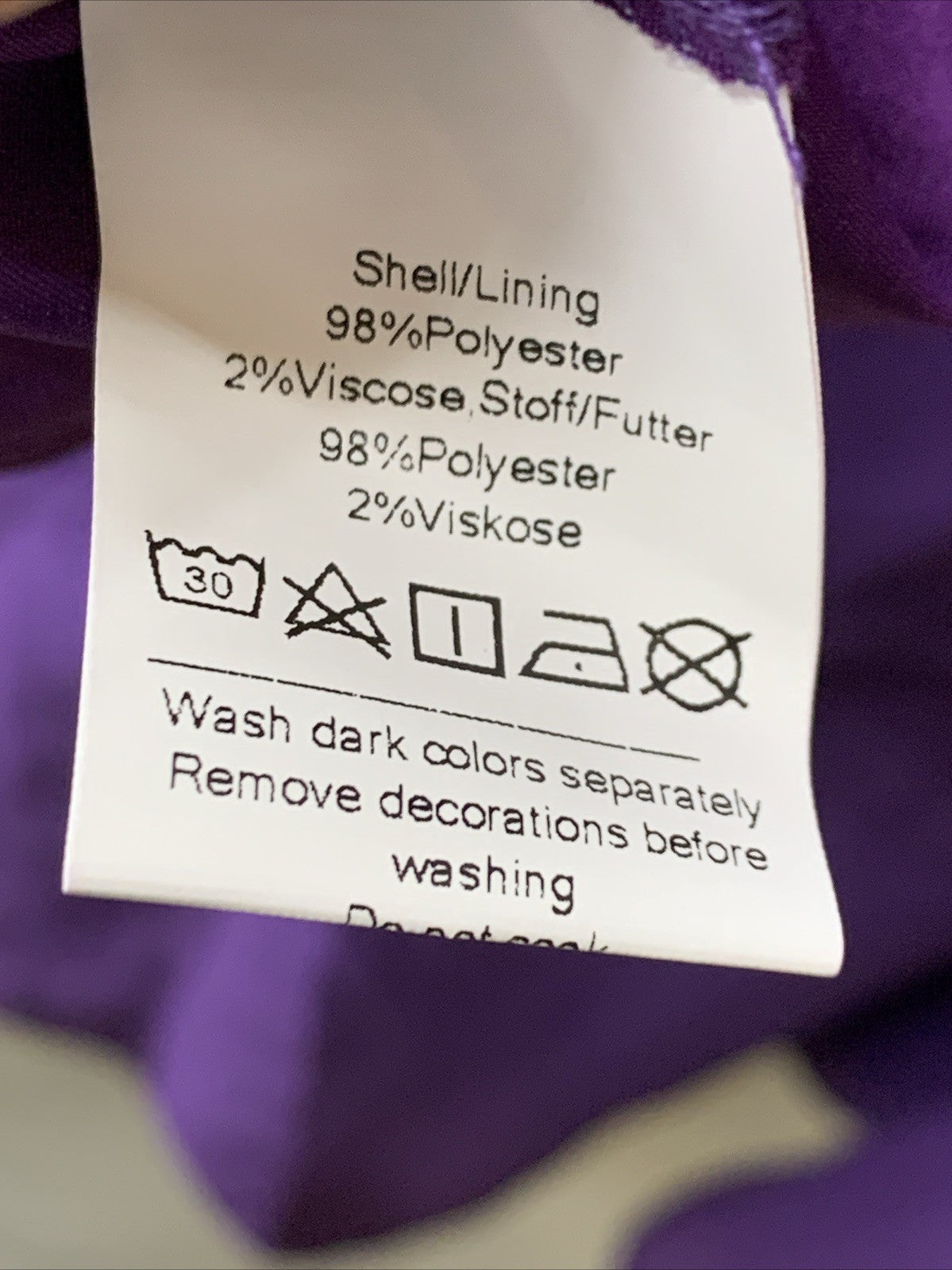 Hanna Nikole Women's Plus Size Guest Dress with Jacket 2 Piece Size 20W Purple