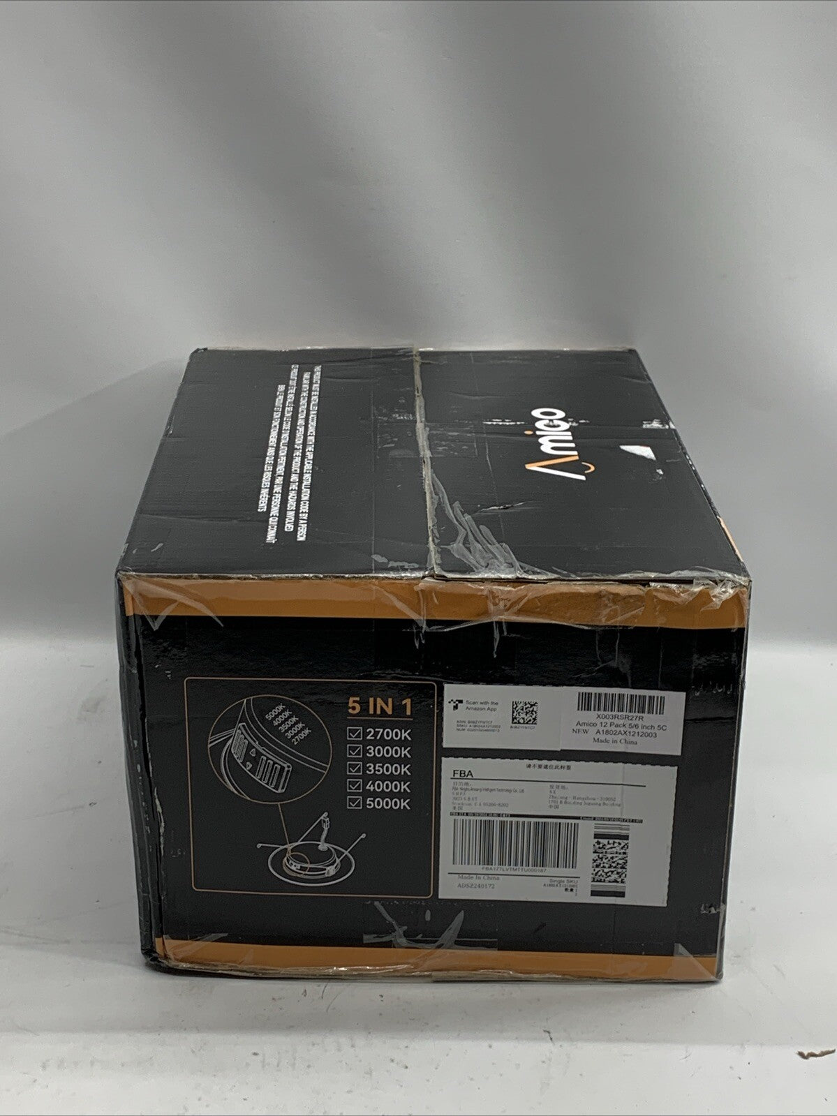 11-Pack 5/6” 5CCT in 1 LED Can Light w/Night Light 2700k/3000k/4000k/5000K/6000K