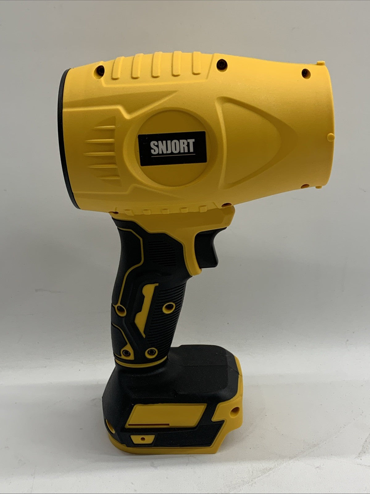 Leaf Blower Cordless with Battery and Charger 300,000 RPM Extended Nozzle Yellow