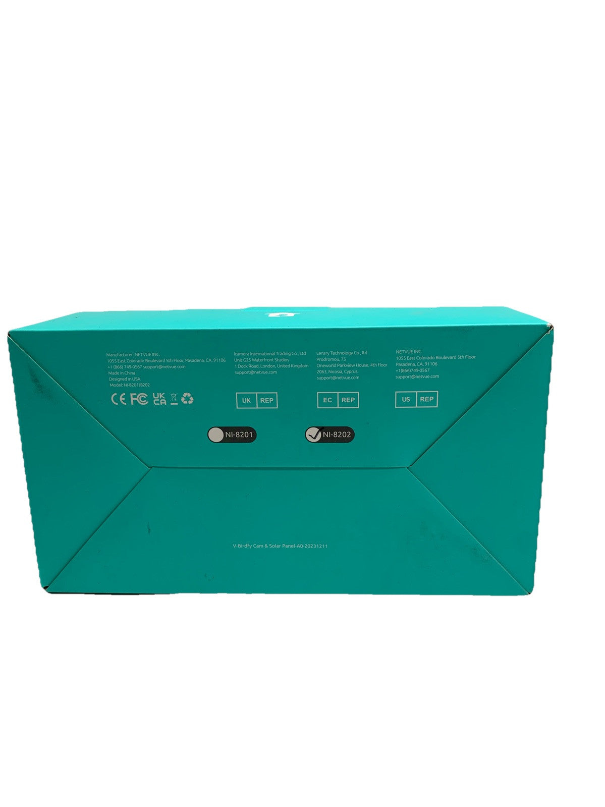 Birdfy Cam & Solar Panel for Outdoors FHD Camera Birdwatching/Security Camera