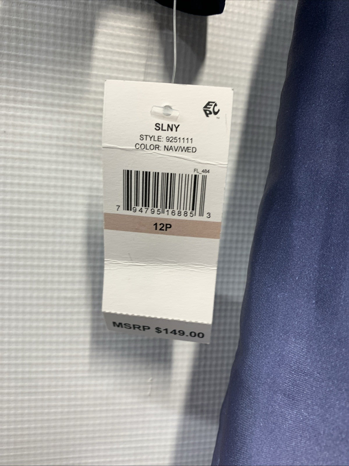 S.L. Fashions Long Satin Mother of The Bride Dress Formal Party Gown Size 12P