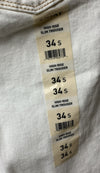 Ariat Larissa Slim Trouser Off White 34S High Rise Jeans Long Pants with Pockets