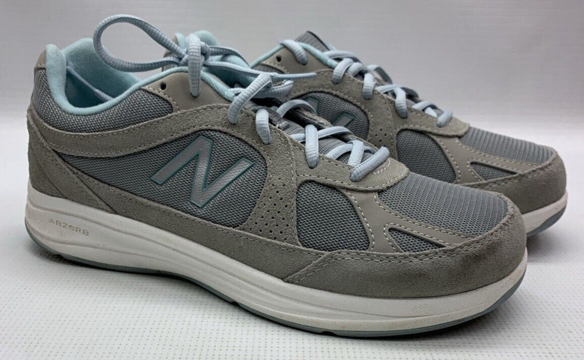 MW877GT New Balance Women’s 877 V1 Walking Shoe, Gray Size 9.5 Lace-up Sneaker