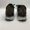 New Balance Women's Fresh Foam Roav V2 Sneaker Black /White/Leopard Print 7.5
