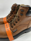 Iron Age Hauler 6” Plain Toe Waterproof Work Boot Size 8.5 Brown IA0160 Lace-up