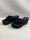 Rocket Dog Women's Black Crush Platform Flip Flop Thong Sandal Slipper Size 9M
