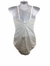 Bali Shapewear Lace 'N Smooth Shaping Body Briefer White Firm Control Size 34B