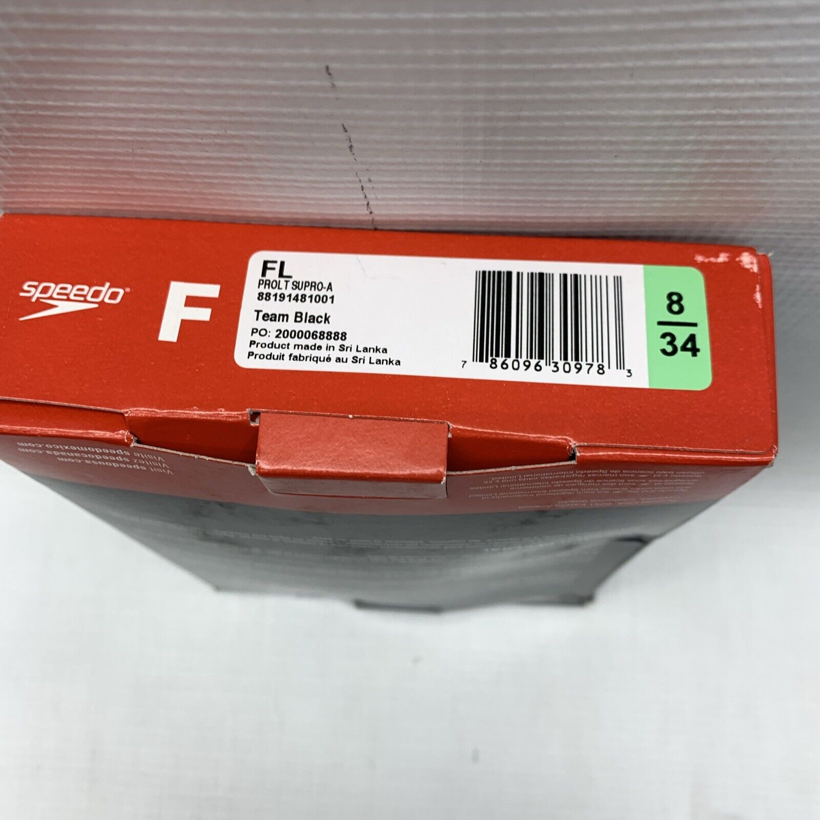 Speedo Women's Solid Super ProLT Durable One Piece Swimsuit Black 8/34 Swimwear