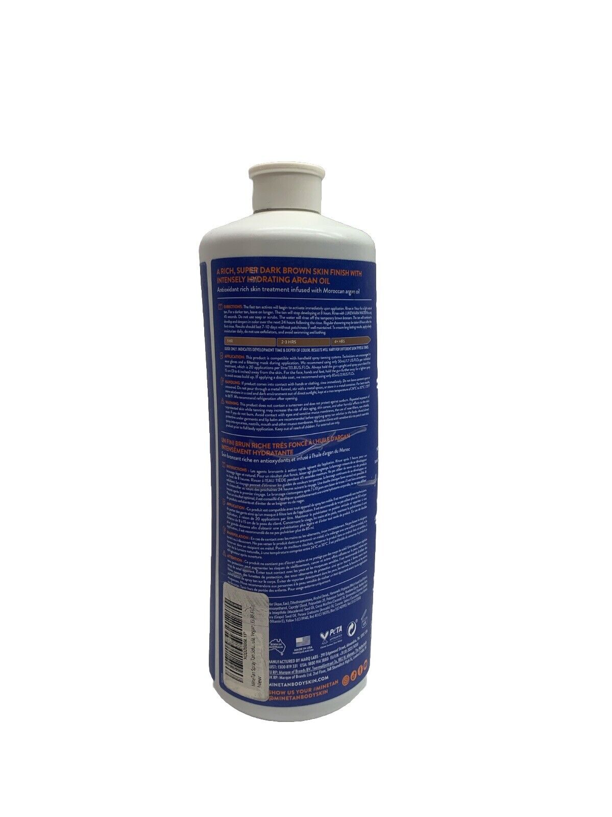 MineTan Spray Tan Solution | Moroccan Sunless Tanning Solution - An Argan Oil