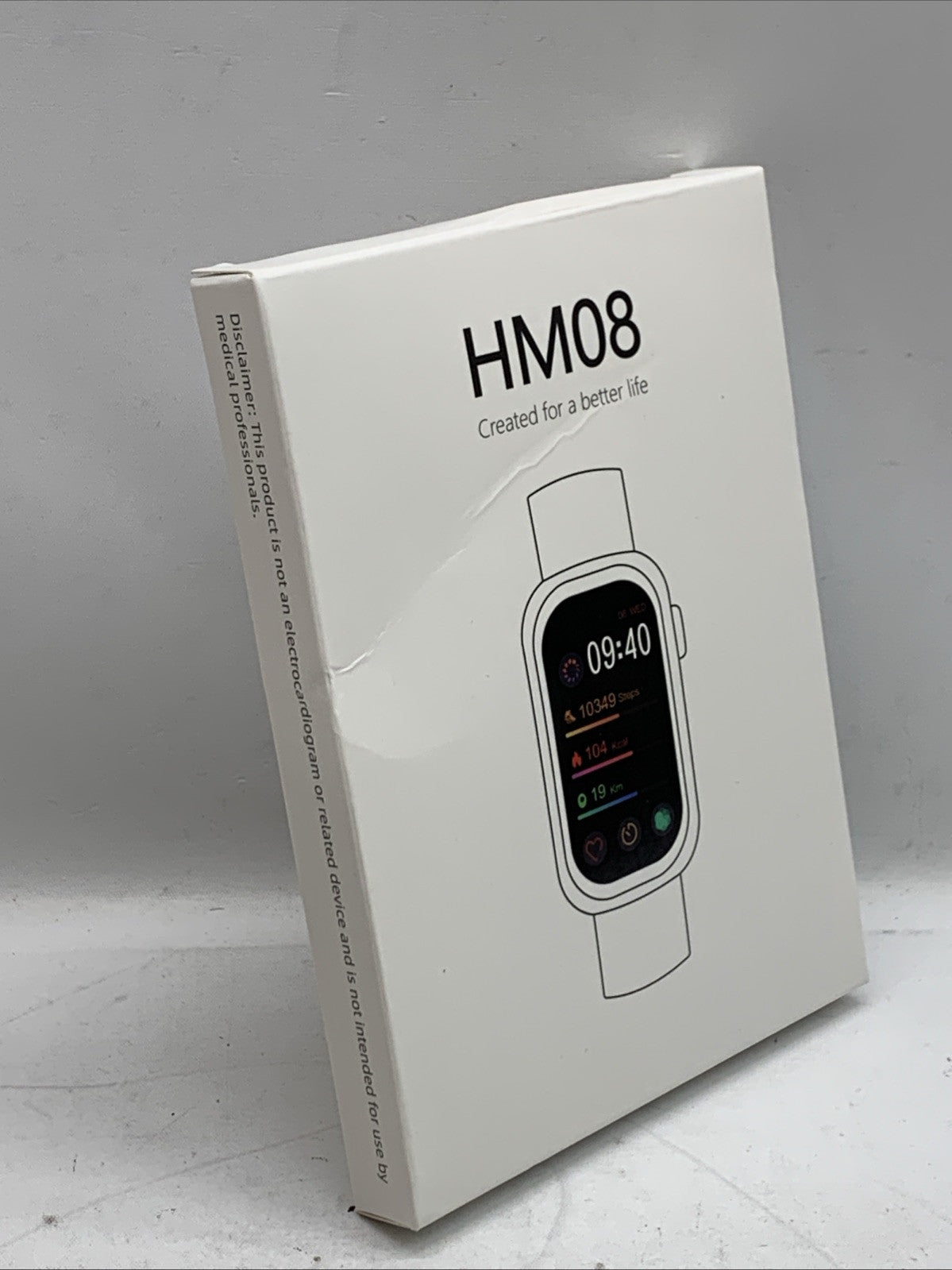 FITVII Fitness Tracker with 24/7 Heart Rate & Blood Pressure HM08 Monitor-Black