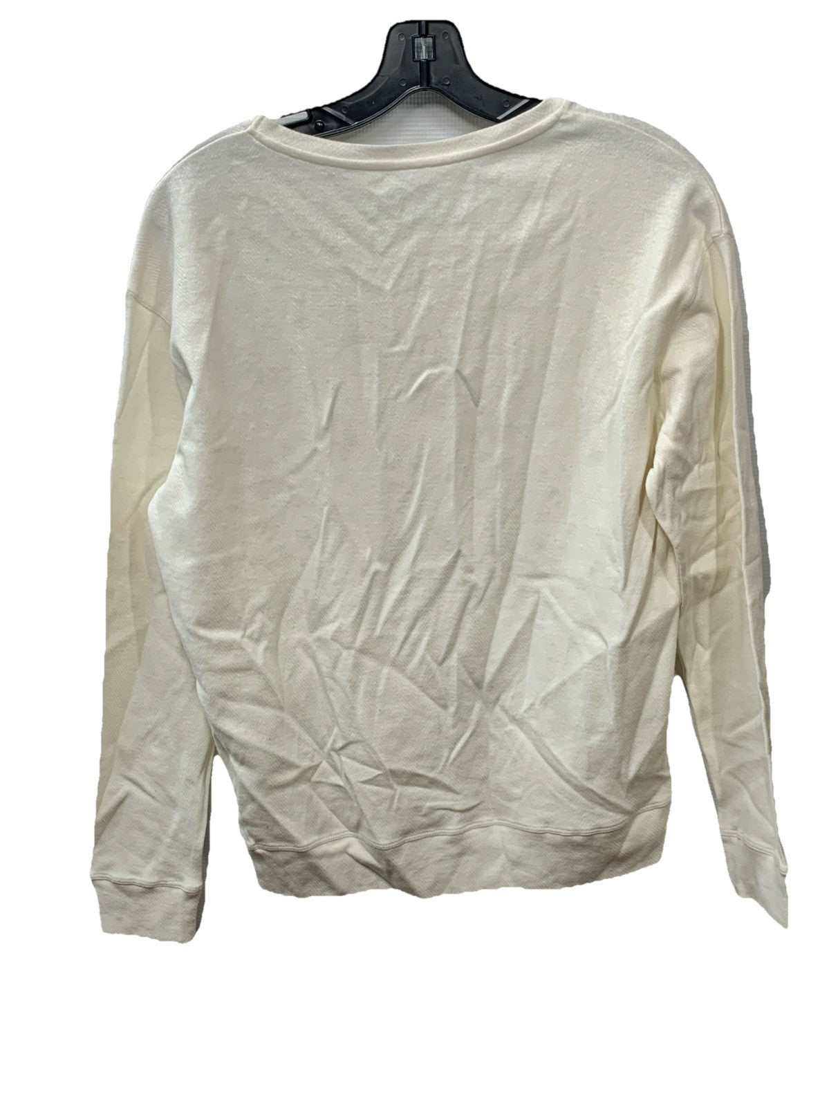 Majestic Filatures Long Sleeve Deluxe Teeshirt Size 1 Lounge Chevron Crew Ivory