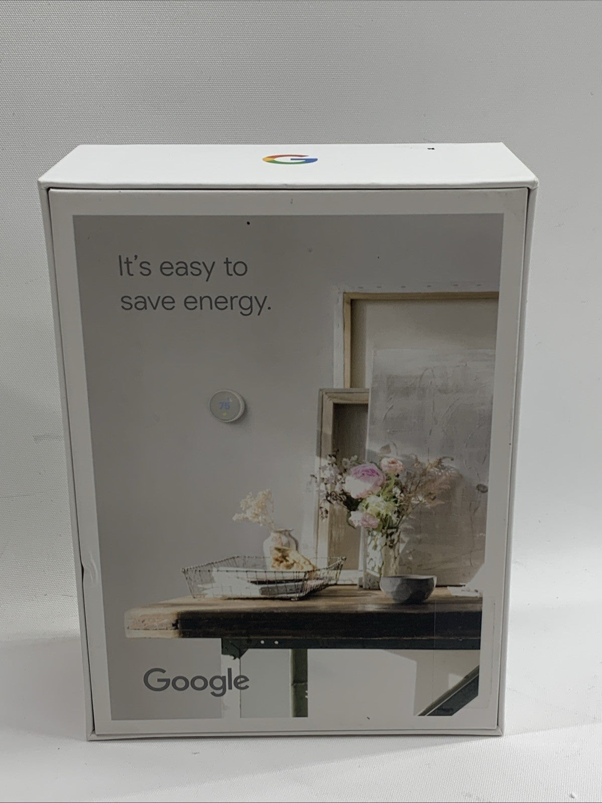 Nest Thermostat E Programmable Smart Thermostat T4000ES for Home Frosted White