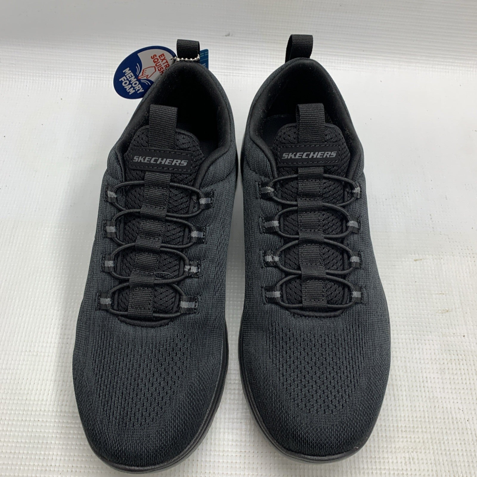 Skecher Summits-Louvin 232186/BBK Shoes Black Size 8 Slip-on Sneaker Lightweight