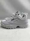 Fila Men's Strada Disruptor II Sneakers White US 14 Lace-up Shoes Lightweight