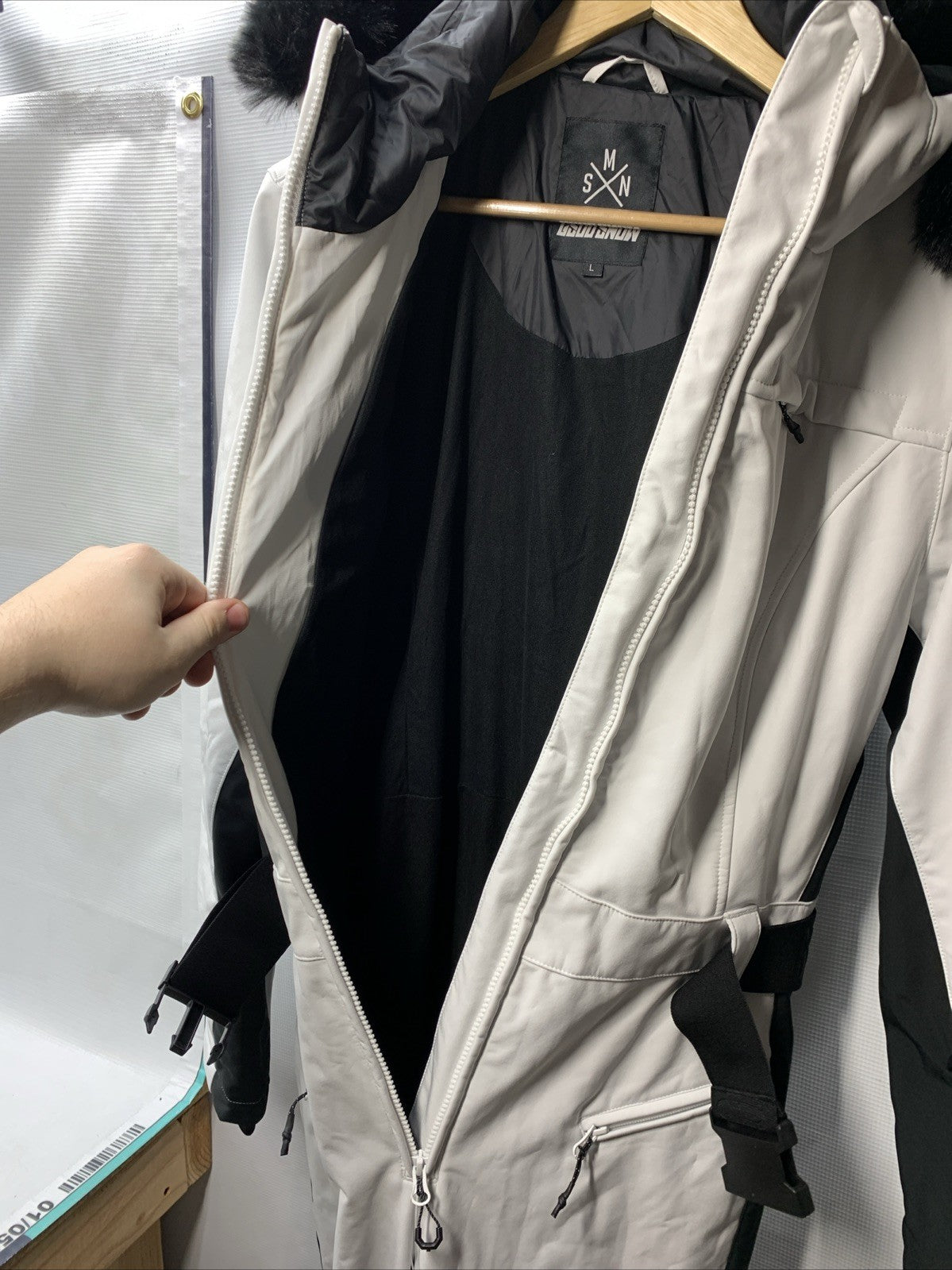 GSOU SNOW Ski Womens Waterproof Snowsuit Snowboard Jacket Slim Large Long Sleeve