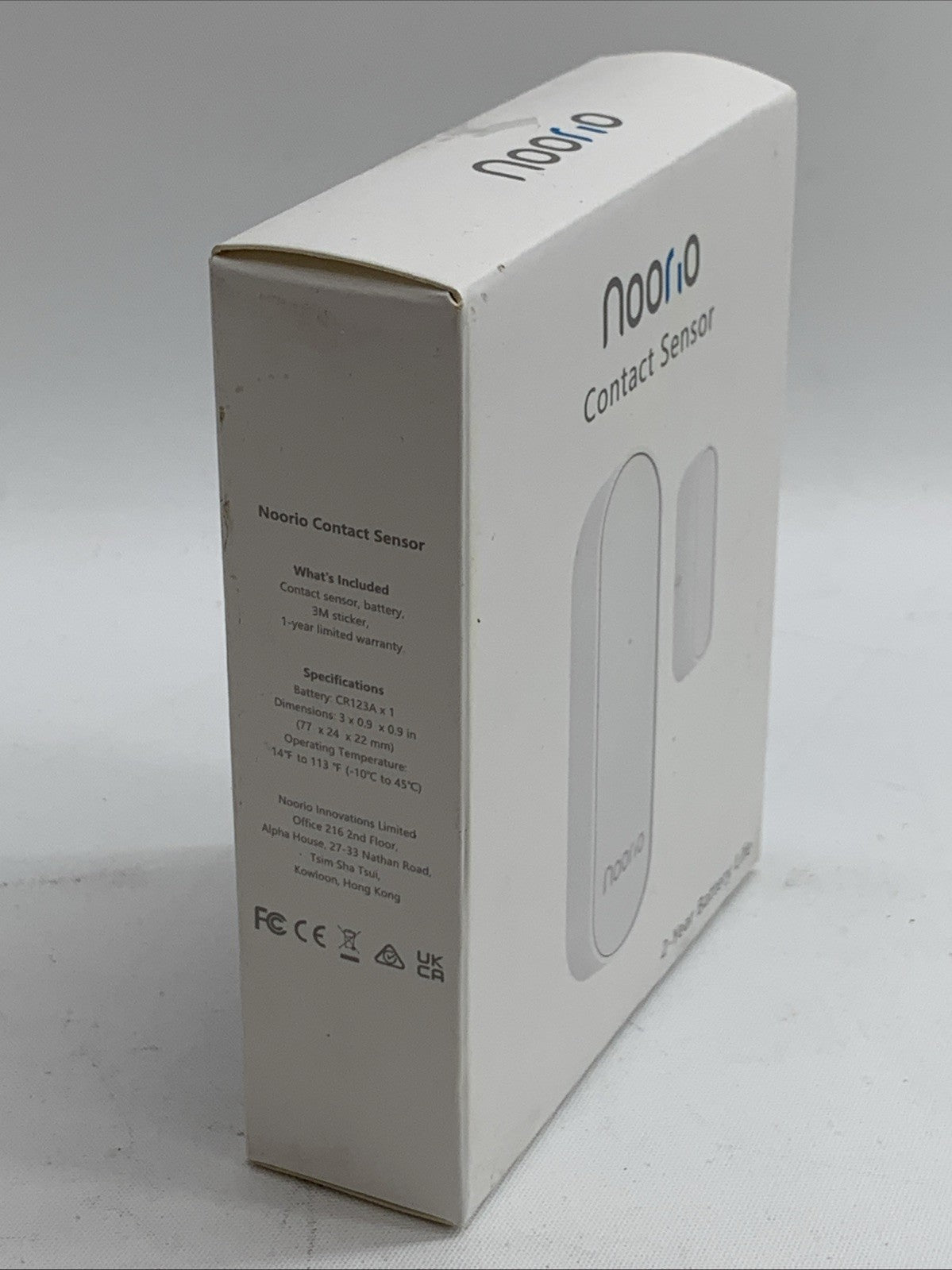 Noorio H200 Contact Sensor Smart Alarm Battery Powered for Door & Window 3 Pack