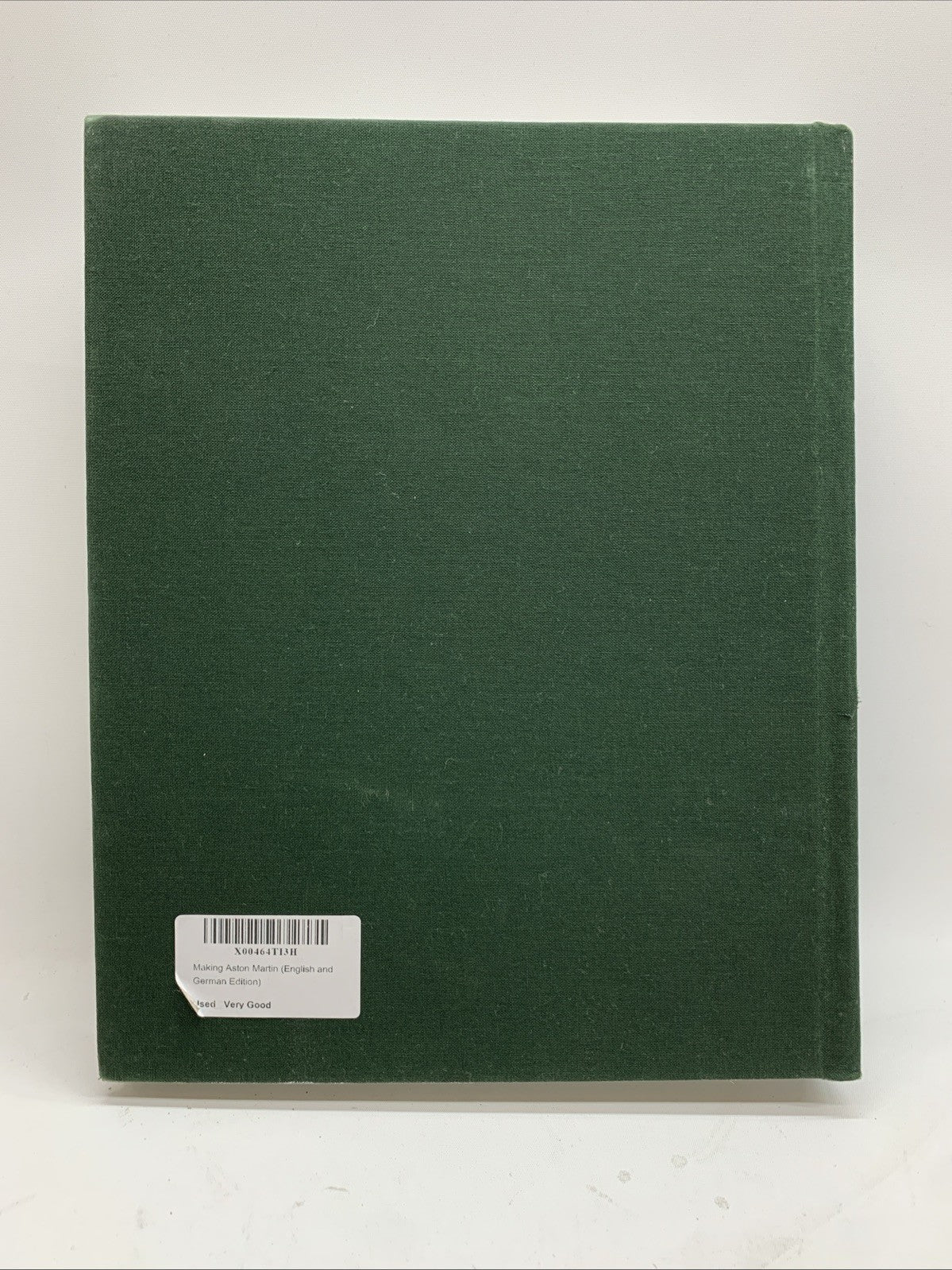 Making Aston Martin (English and German Edition) Hardcover by Ulrich Bez - GOOD