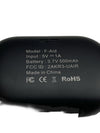 Royal Hearing F-Aid Bluetooth Wireless Hearing Aid Black for Seniors Hearing Los