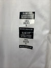 Calvin Klein Men Slim-Fit White Herringbone Non-Iron Dress Shirt Size 14.5 32/33